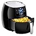 SUPER DEAL XXL Air Fryer Family Size 5.8 Qt. 8-in-1 Touch Screen with Customized Function, Pause Set and Recipe Books