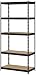 Edsal UR341472BLK Steel Storage Rack, 5 Adjustable Shelves, 3200 lb. Capacity, 72" Height x 34" Width x 14" Depth, Black primary