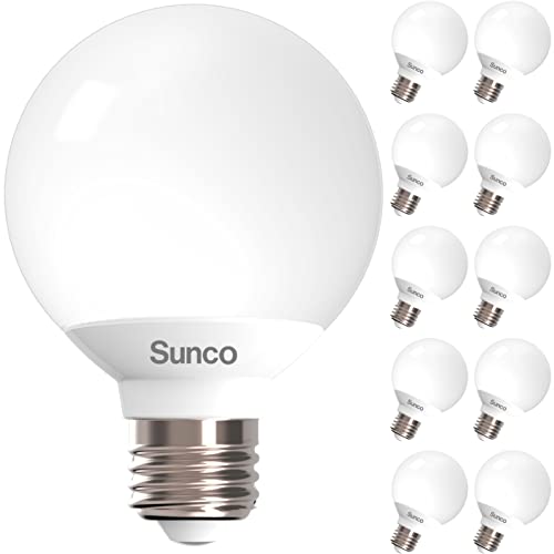 Sunco G25 LED Vanity Globe Bulb