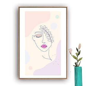 Framed Canvas Wall Art Picasso Poster Print of Woman Canvas Prints Home Artwork Decoration for Living Room,Bedroom - 16x24 inches