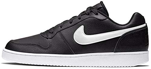 Nike Men's Ebernon Low Basketball Shoe, black/white, 11 Regular US
