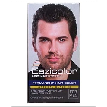 Eazicolor Permanent Hair Colour For Men Optimum Grey Coverage