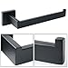 Alise Bathroom Towel Ring Towel Bar Towel Holder Rack Wall Mount with Screws or Superglue,GS7010-B SUS304 Stainless Steel Matte Black