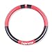 FINEX Supreme Steering Wheel Cover Black and Red Label for Universal Auto Car Accessories