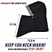USHAKE Fleece Balaclava Women Ski Face Mask for Winter Under Armour Face Warmer for Womens Black