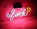 KUKUU Neon Light Sign Fuck Love Real Glass Handmade 14