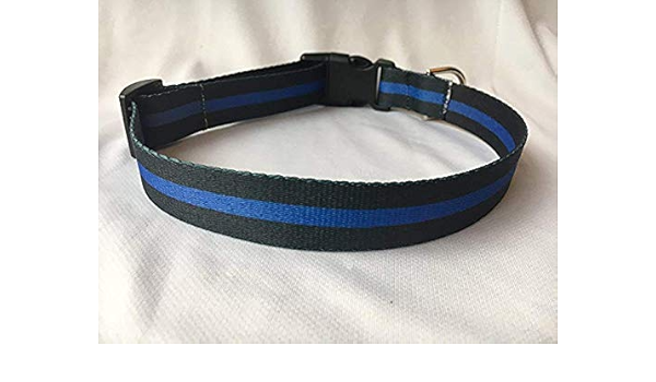 Personalized thin blue line dog collar Clearance