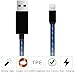 Lightning Cable for iPhone, AoLiPlus 6.6 ft Charger Cord LED Lightning to USB Cable Charging Cord for iPhone X/8/7/7 Plus/6/6S,iPad and iPod (Blue)