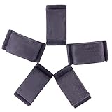 5Pcs Black Rubber Guitar HeadStock Pick Holder New