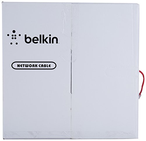 Belkin CAT6 STRANDED BULK CABLE 4PR;24AWG; 1000  RED ( A7J704-1000-RED )