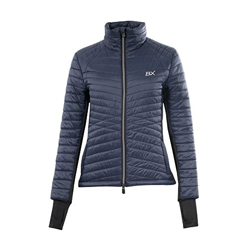 B Vertigo, BVX Anitha Womens Light Quilted Jacket, Dark Blue, 12