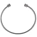 Timeline Treasures Charm Bracelets For Women, Stainless Steel Bangle, Fits European Bead Charms, Medium