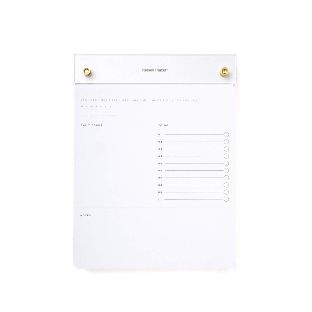 RUSSELL+HAZEL Acrylic Drafter’s Tablet, 6.375” W x 8.4375“ H, white (55748)