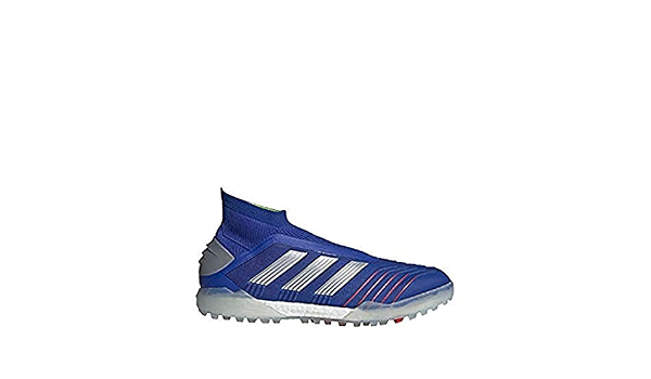 Adidas Predator 19+ TF Artificial Turf Soccer Cleats Sole Types -  Blue/Black/White