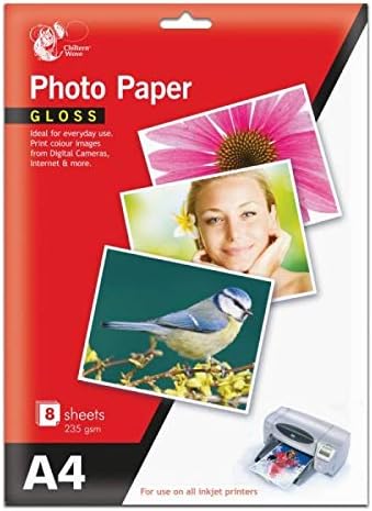 24 Sheets Gloss Photo Paper A4/235gsm" 3 Packs of 8
