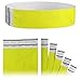 Goldistock Event Wristbands Original Series Neon Yellow 200 Count | ¾” Arm Bands | Paper-Like Party Armbands | Wrist Bands