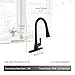 AguaStella AS98MB Matte Black Kitchen Sink Faucet with Pull Down Sprayer Single Handle with Deck Plate