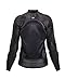 Bohn All-Season Airtex Armored Motorcycle Riding Shirt (Black, Medium)