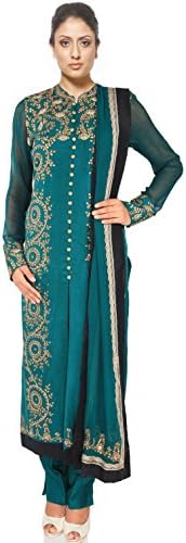 Mishka Women's Designer Readymade Suit Made Of Dupion Fabric