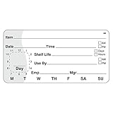 DayMark IT110044 MoveMark Shelf Life/Use By Removable Label, 2