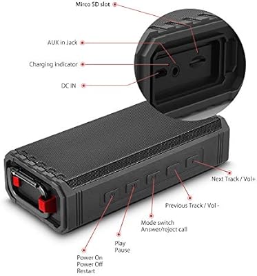 sonas sounds summit portable outdoor wireless ipx7 waterproof bluetooth speaker