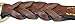 Soft Touch Collars Leather Braided Dog Leash, Brown 4ft x 1/2 Inch Wide, Recommended for Small Dogs