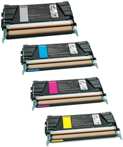 Quality Laser Toner C746H1KG C746A1CG C746A1MG C746A1YG Remanufactured 12,000/7,000 page Lexmark C746 C748 High Yield Toner Cartridge Set (BLACK, CYAN, MAGENTA, YELLOW) OEM Quality!