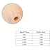 Amaney 400pcs 6mm-14mm Unfinished Wood Beads Assorted Natural Round Ball Loose Solid Wooden Spacer Beads for Crafts DIY Handmade Jewelry Making Bracelet Garland Hair