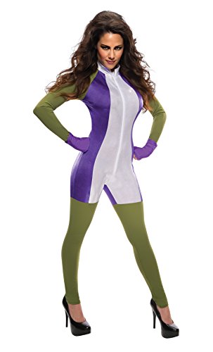 Secret Wishes Women's Marvel Universe Miss Hulk Costume Jumpsuit