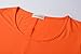 LARACE Womens Swing Tunic Tops Loose Fit Comfy Flattering T Shirt(Orange 1X)