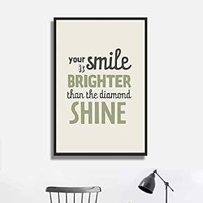 Framed Canvas Wall Art for Living Room, Bedroom Quotes Canvas Prints for Modern Home Decoration Ready to Hang - 16"x24" inches