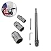 YaeTek 30 40 50mm SDS Plus Shank Carbide Tip Hole Saw Drill Bit + Shaft Cutter Wall Drill Brick Stone Concrete Cement with Wrench