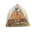 Mix Gemstone Rainbow Moonstone Merkaba Chakra Orgone Pyramid Crystal Gemstones Copper IMAGE IS JUST A REFERENCE.