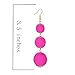VK Accessories Thread Ball Dangle Earrings Thread Dangle Earrings Soriee Drop Earrings (3 pairs 02)