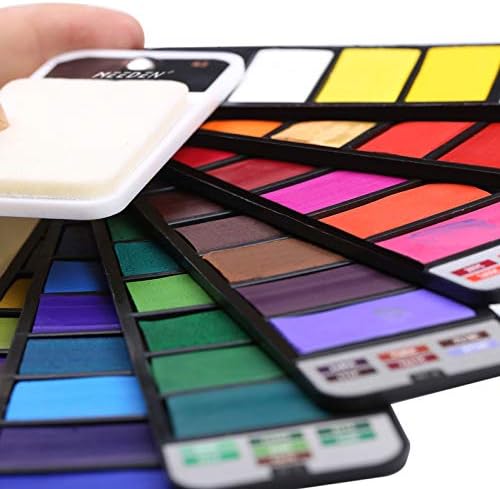 MEEDEN Watercolor Paint Set: 42 Assorted Colors for Artists On-the-Go