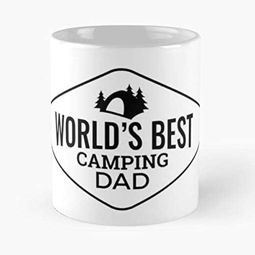 Camping Dad Father Camp Ceramic Mugs Handmade