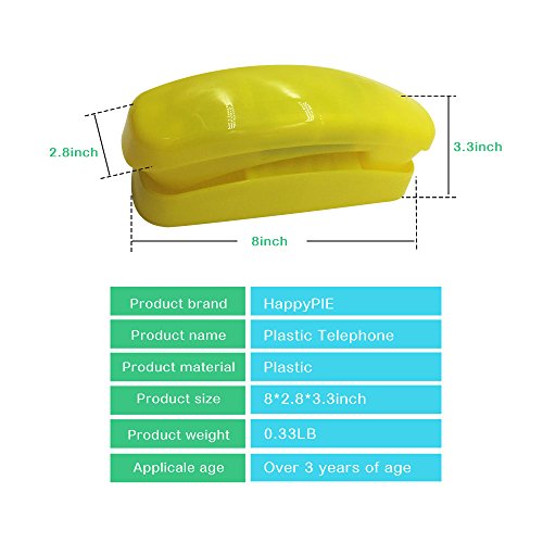 HAPPY PIE PLAY&ADVENTURE Creative Children Plastic Telephone Toy on The Play Deck or Backyard playsets