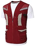 H2H Mens Marsway Multi Pockets Mesh Vest Fishing
