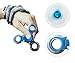 LOLLDEAL EDC Fidget Spinner High Speed Stainless Steel Bearing Helps Focus, Stress, Anxiety, Boredom (Blue)