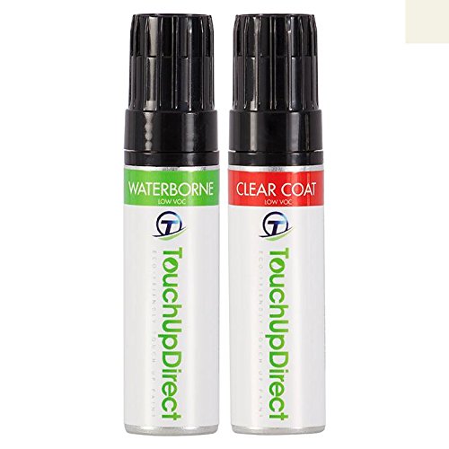 TouchUpDirect Mini Cooper All Exact-Match Automotive Touch-Up Paint - 850 Pepper White (also roof) - 0.5 oz. Jar - Essential Package