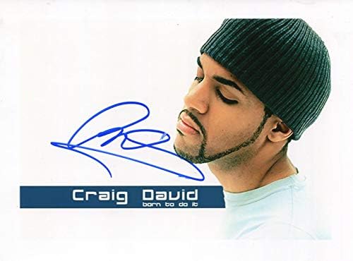 Craig David SINGER & RAPPER autograph, In-Person signed photo