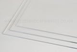 1000mm x 1000mm Clear Acrylic Perspex Plastic Sheet - 2mm, 3mm, 4mm, 5mm, 6mm, 8mm, 10mm Thicknesses (2mm Thick) by Perspex