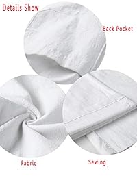 Pantalones de algodón con cordón para dama, suaves y transpirables