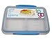 Sistema BPA-Free Small Split Reusable Food Storage Container, Colors Vary, 3-Pack