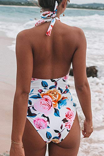 CUPSHE-Womens-Halter-One-Piece-Swimsuit-Keeping-You-Accompained-Swimwear