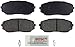 BOSCH BE1258 Blue Ceramic Disc Brake Pad Set - Compatible With Select Ford Edge; Lincoln MKX; Mazda CX-7, CX-9; FRONT