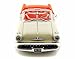 1957 Oldsmobile Super 88 Convertible, Orange & Beige - Yatming 92758 - 1/18 Scale Diecast Model Toy Car