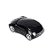 Mchoice 2.4GHz 1200DPI Car Shape Wireless Optical Mouse USB Scroll Mice for Tablet Laptop Computer (Black)