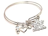 Lord Thank You for Keeping Me Together When I Am Falling Apart Adjustable Wire Bangle Bracelet