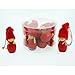 Tomte-Santa Girl Wooden Ornaments - 10 PK.